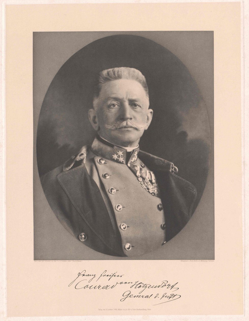 Franz count Conrad von Hoetzendorf (tuloste) tekijältä Artist Unknown