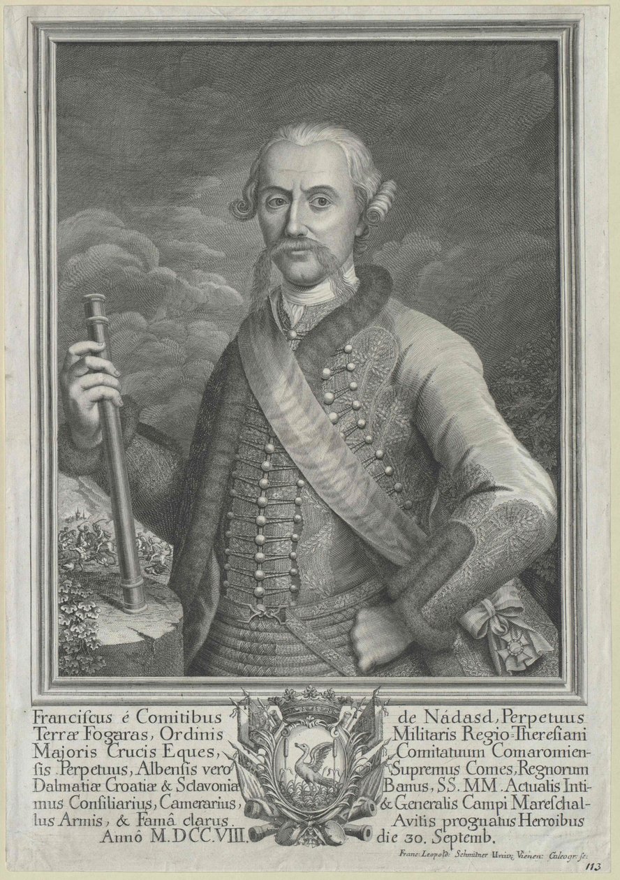 Franz count Nadasdy-Nadasd-Fogaras tekijältä Artist Unknown