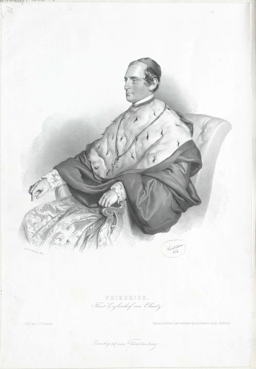 Frederick Egon Landgrave Fuerstenberg tekijältä Artist Unknown