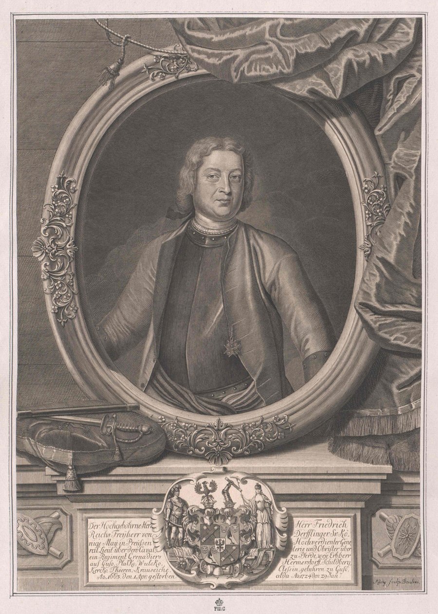 Frederick paroni von Derfflinger tekijältä Artist Unknown