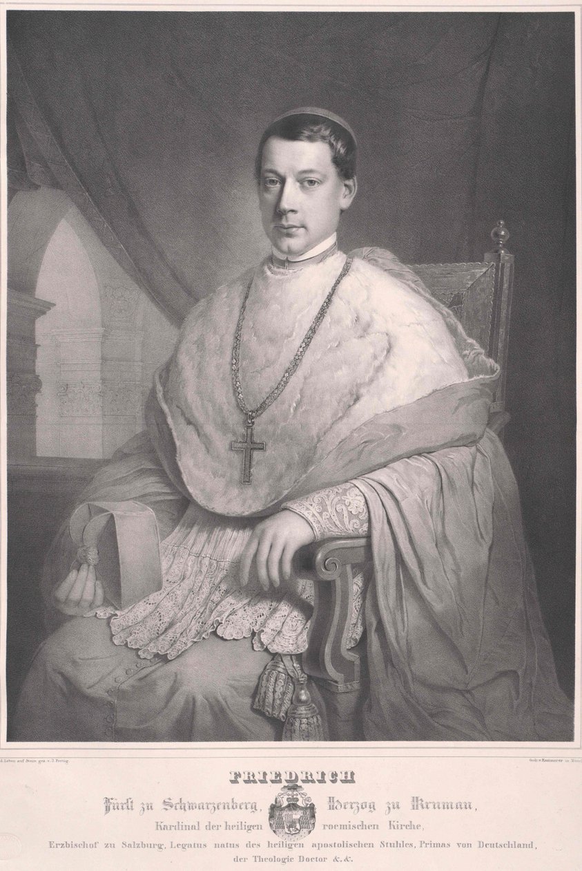 Frederick kreivi Schwarzenberg-Krumau tekijältä Artist Unknown