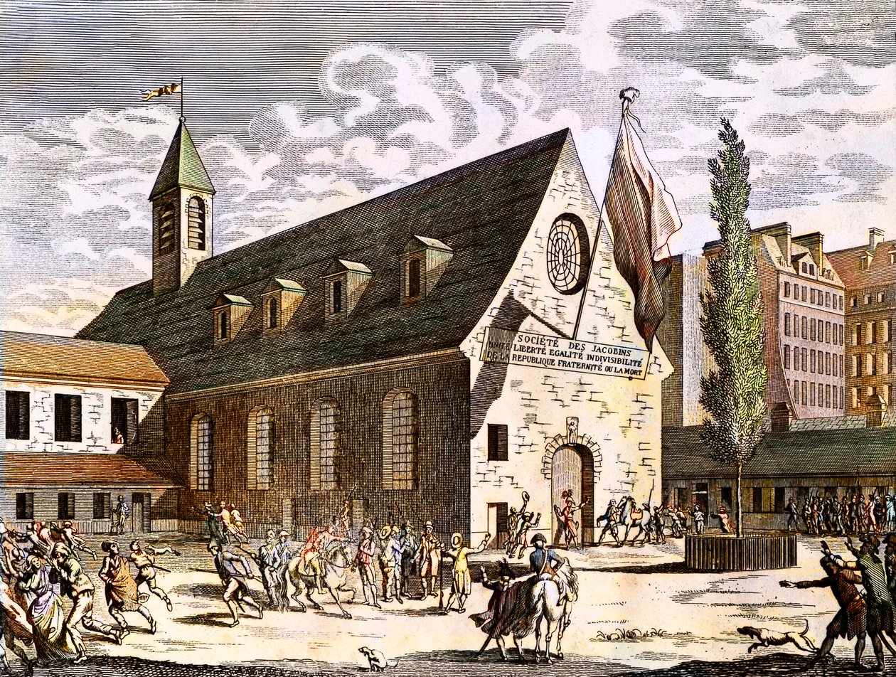 Ranskan vallankumous: heinäkuun 27.-28. päivän yönä 1794 (kaiverrus). tekijältä Artist Unknown