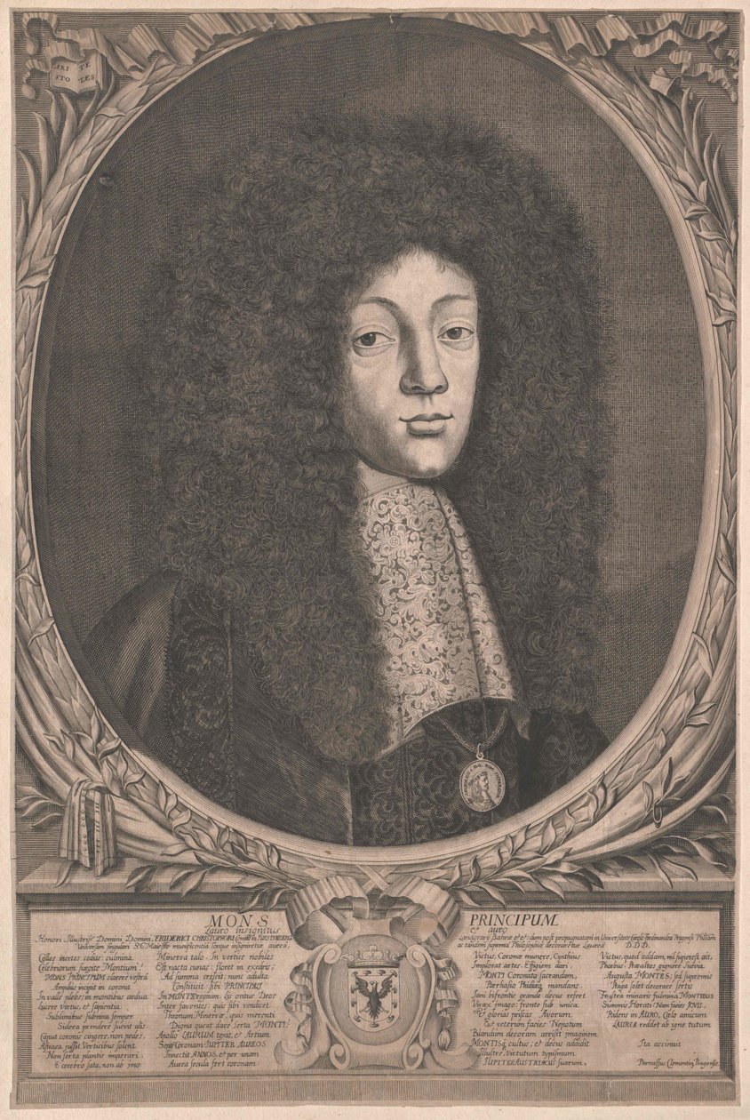 Friedrich Christoph Fuerstenbergin kreivi (tulosta) tekijältä Artist Unknown