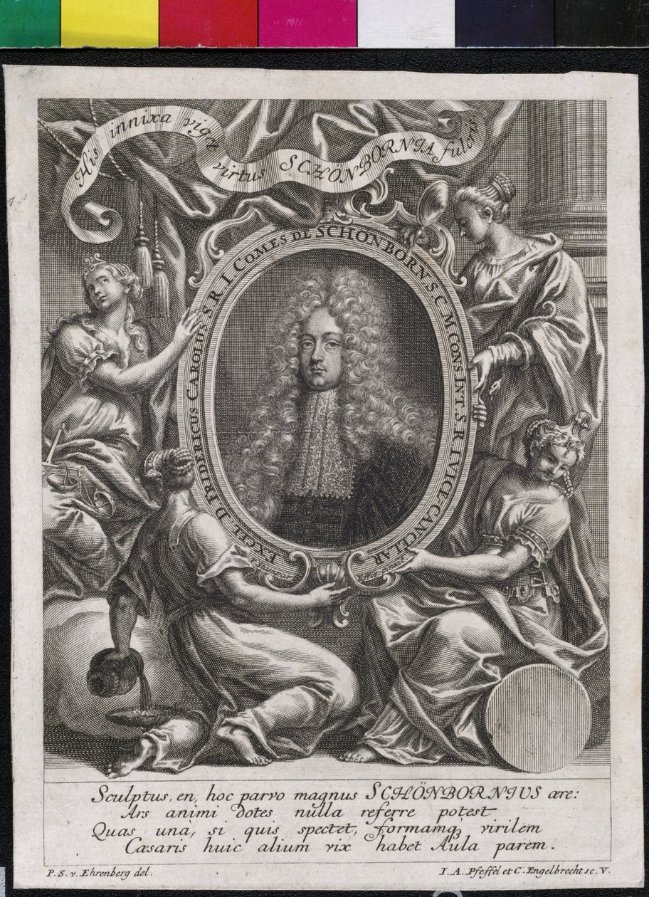 Friedrich Karl kreivi Schönborn (tulosta) tekijältä Artist Unknown