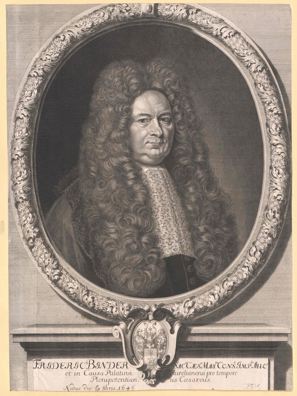 Friedrich von Binder (painatus) tekijältä Artist Unknown