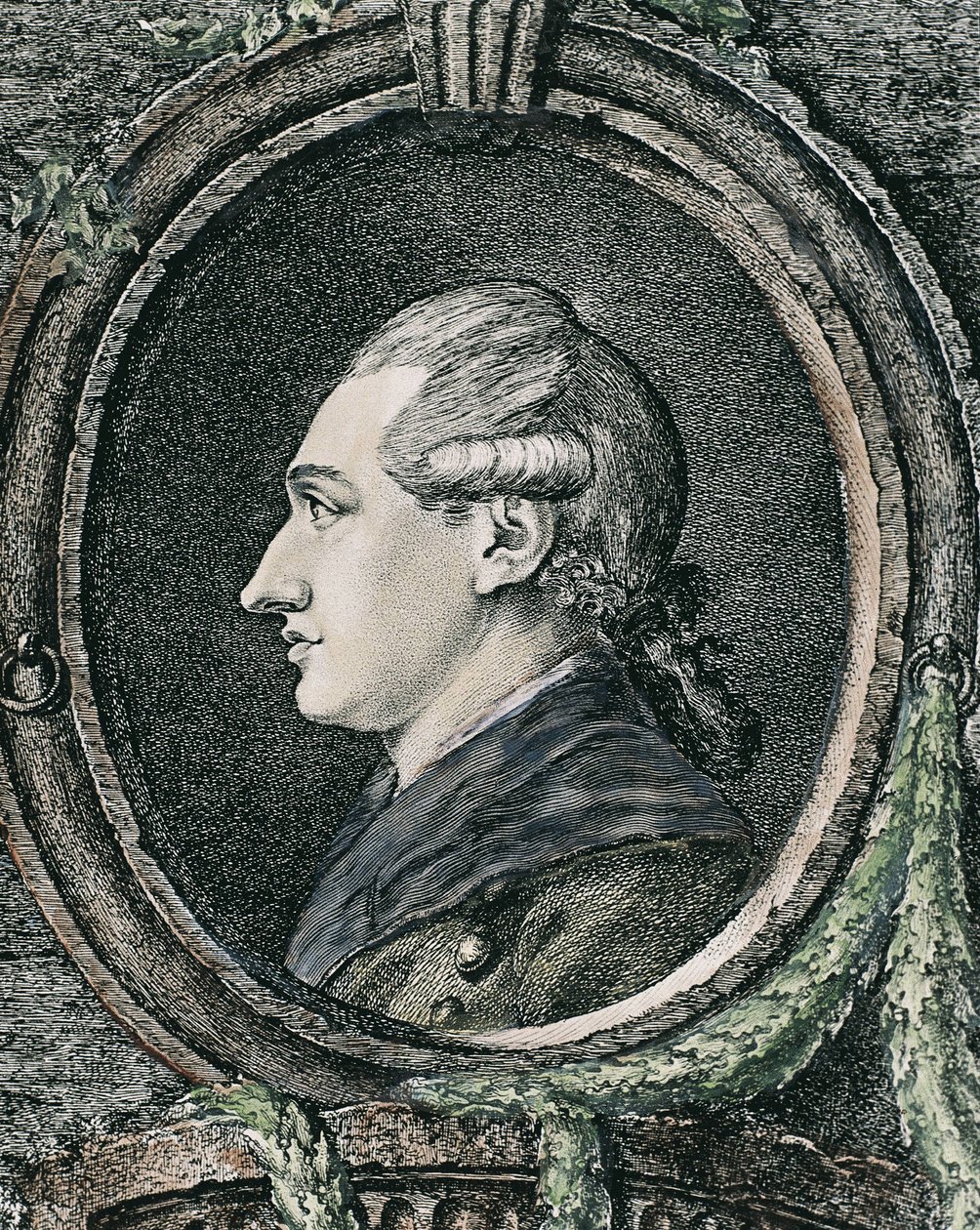 GOETHE, Johann Wolfgang von (1749-1832). Saksalainen humanisti ja kirjailija. Etsaus. tekijältä Artist Unknown
