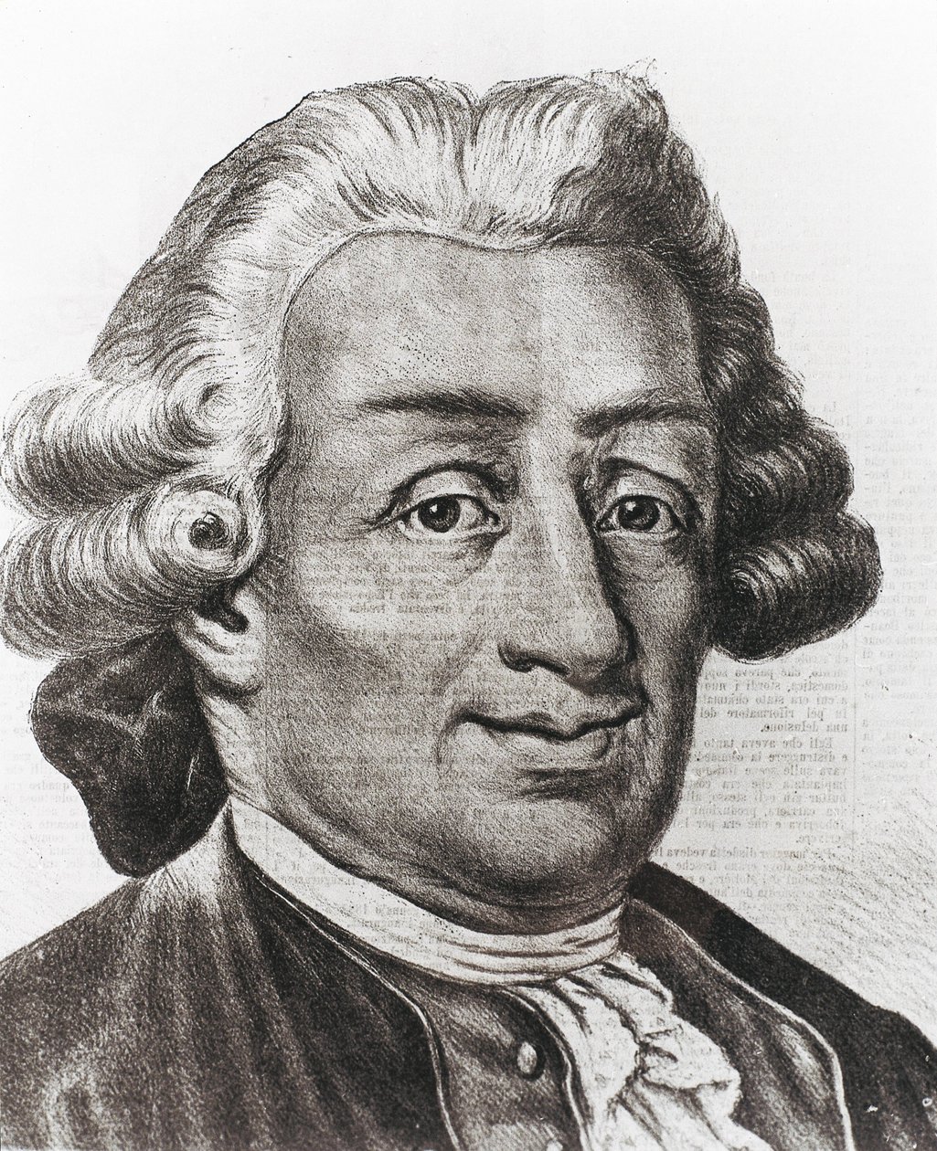 GOLDONI, Carlo (1707-1793). Italialainen näytelmäkirjailija ja runoilija. Kaiverrus. tekijältä Artist Unknown