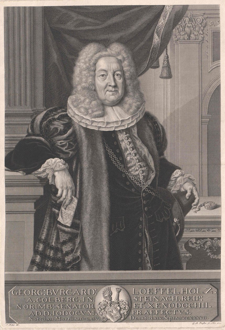 Georg Burkhard Loeffelholz von Colberg tekijältä Artist Unknown