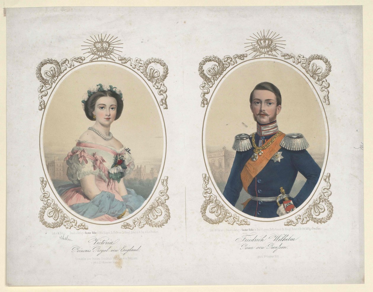 Saksan keisari ja Preussin kuningas Friedrich III tekijältä Artist Unknown