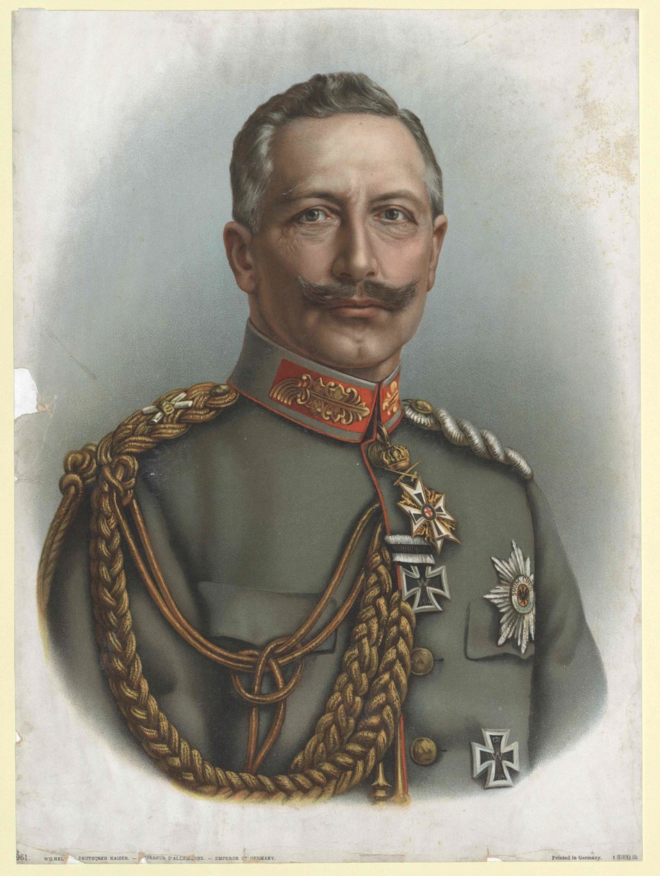 Saksan keisari ja Preussin kuningas Vilhelm II tekijältä Artist Unknown