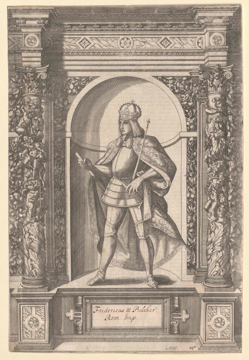 Saksan kuningas Fredrik Kaunis tekijältä Artist Unknown
