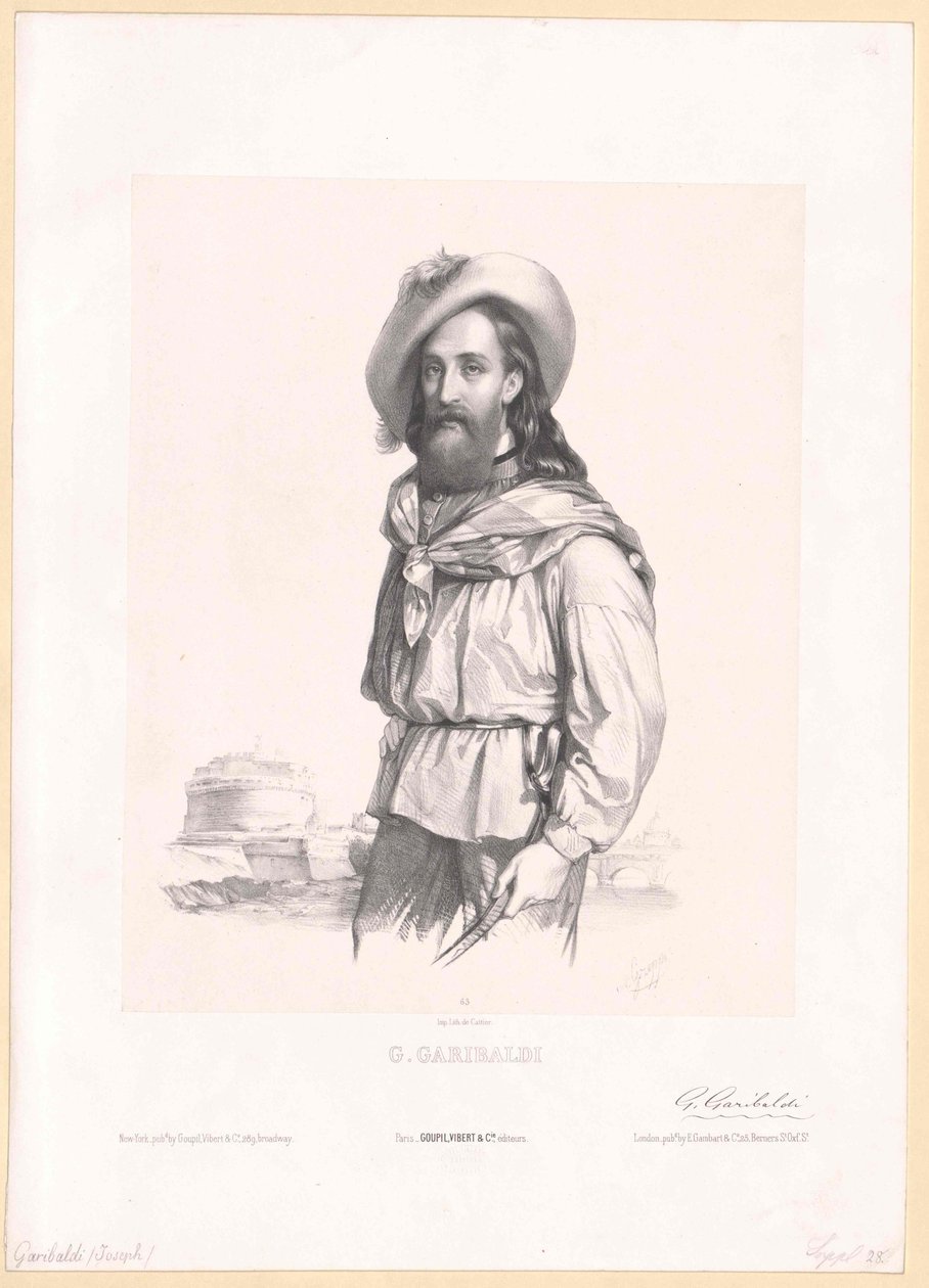 Giuseppe Garibaldi tekijältä Artist Unknown