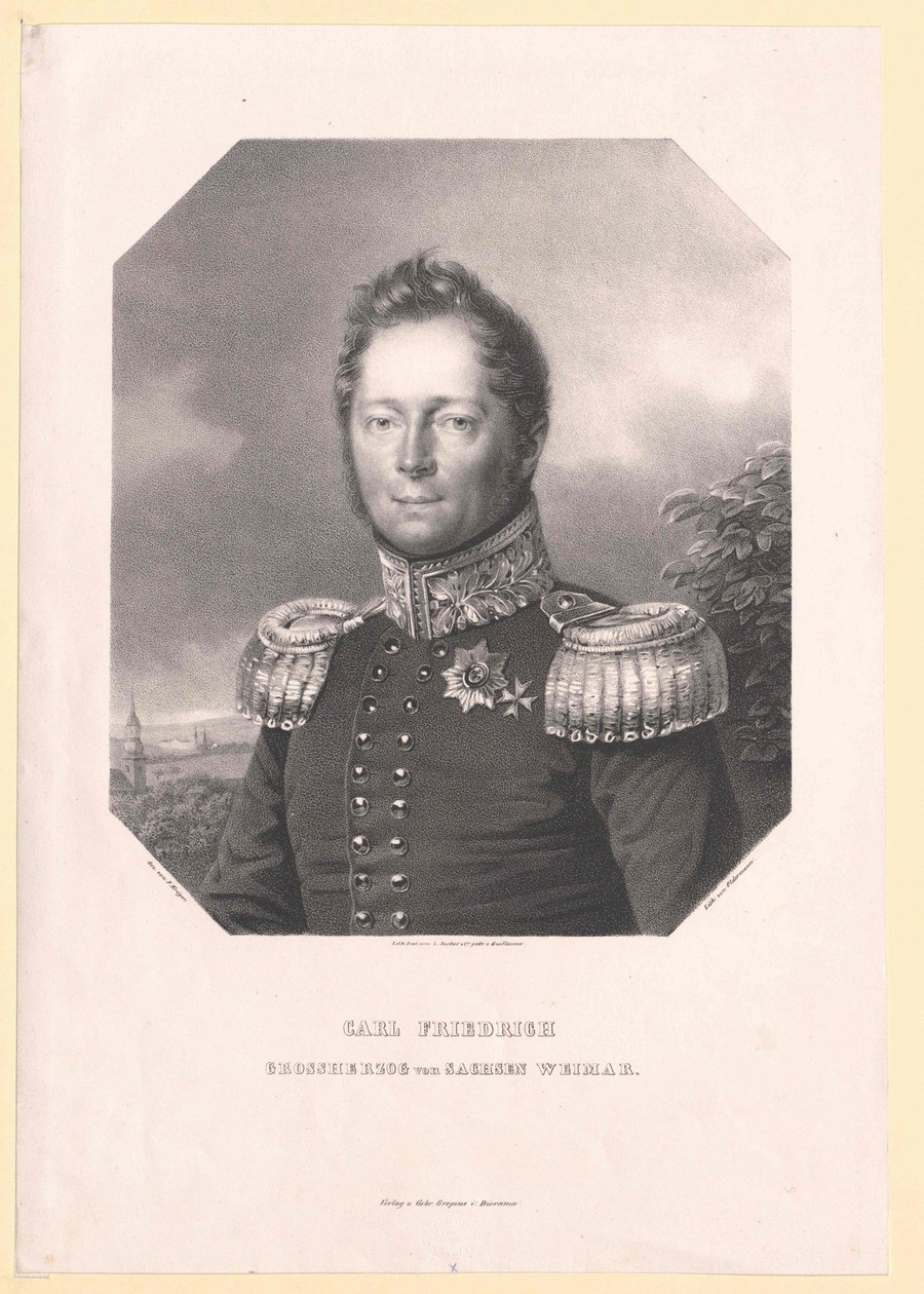 Sachsen-Weimarin suurherttua Eisenach Karl Friedrich tekijältä Artist Unknown