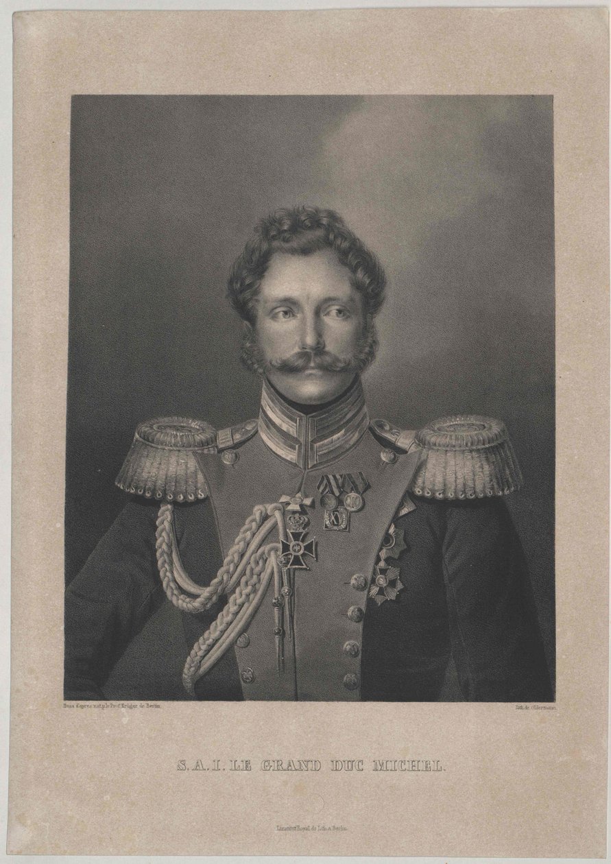 Venäjän suurruhtinas Mikael (tulosta) tekijältä Artist Unknown