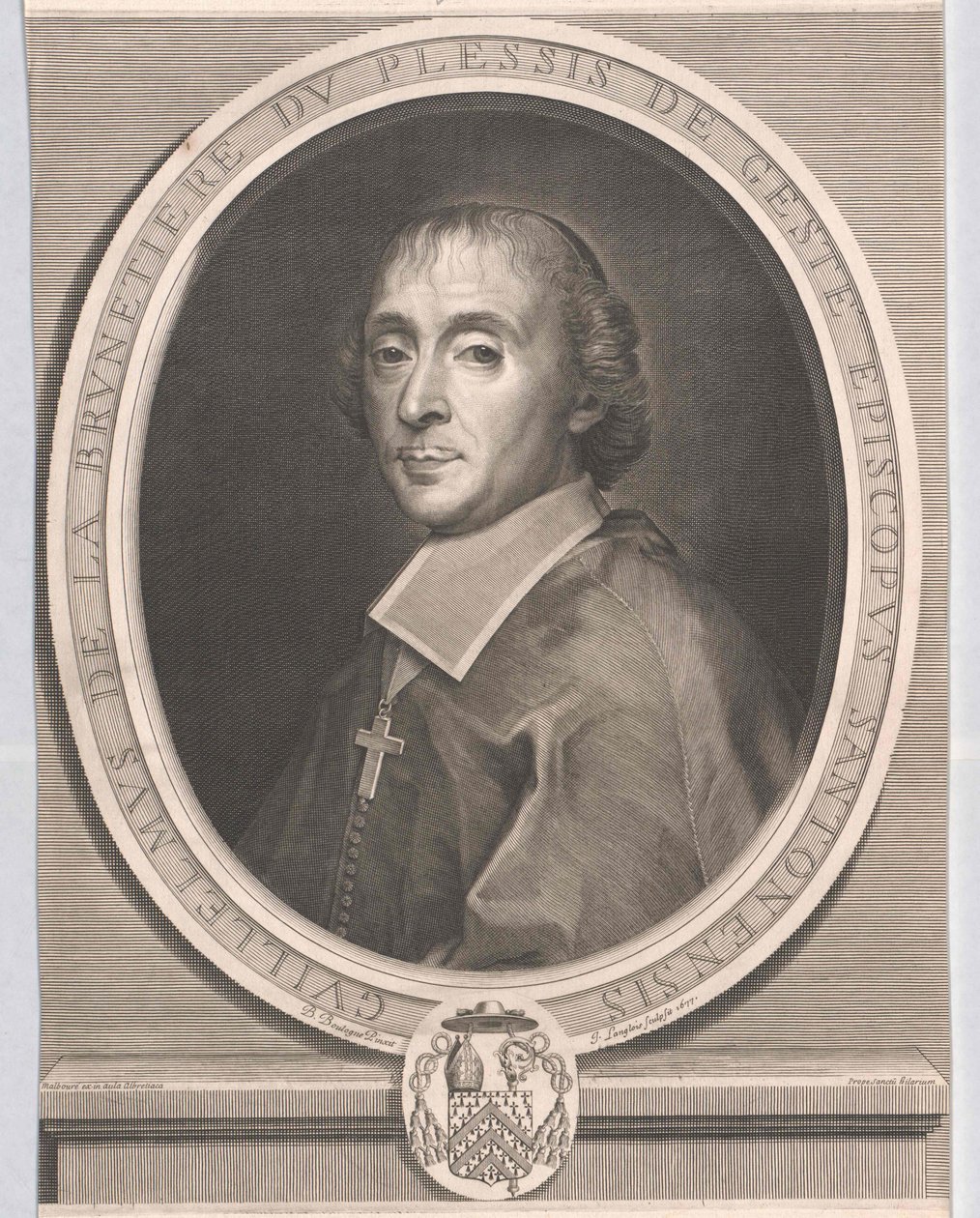 Guillaume de La Brunetiere te Plessis-Gest00000000 (painettu) (tuloste) tekijältä Artist Unknown