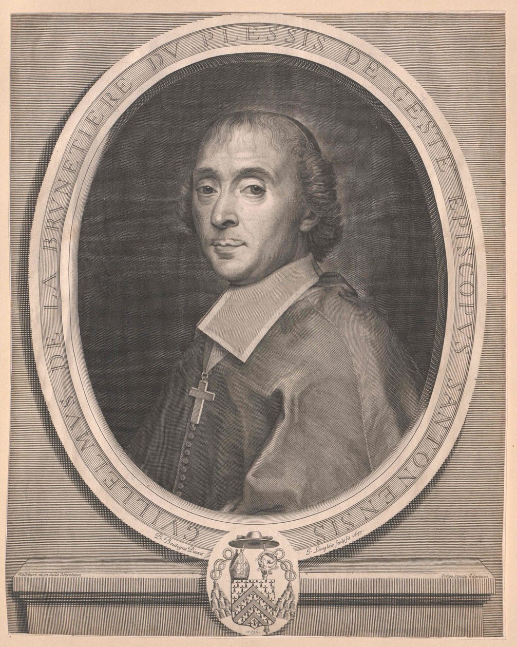 Guillaume de La Brunetiere te Plessis-Gest00000000 (painettu) (tuloste) tekijältä Artist Unknown
