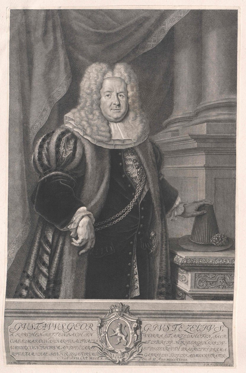 Gustav Georg Tetzel alkaen Kirchensittenbach tekijältä Artist Unknown
