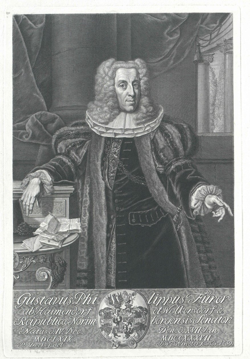 Gustav Philipp Fuerer von Haimendorf tekijältä Artist Unknown