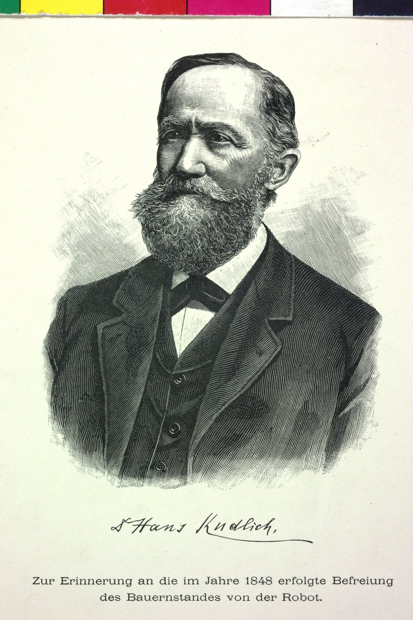Hans Kudlich (painettu) tekijältä Artist Unknown