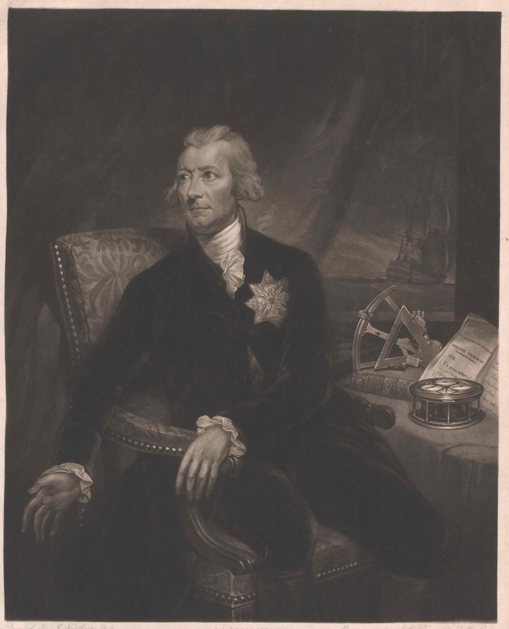 Hans Moritz kreivi Bruehl tekijältä Artist Unknown