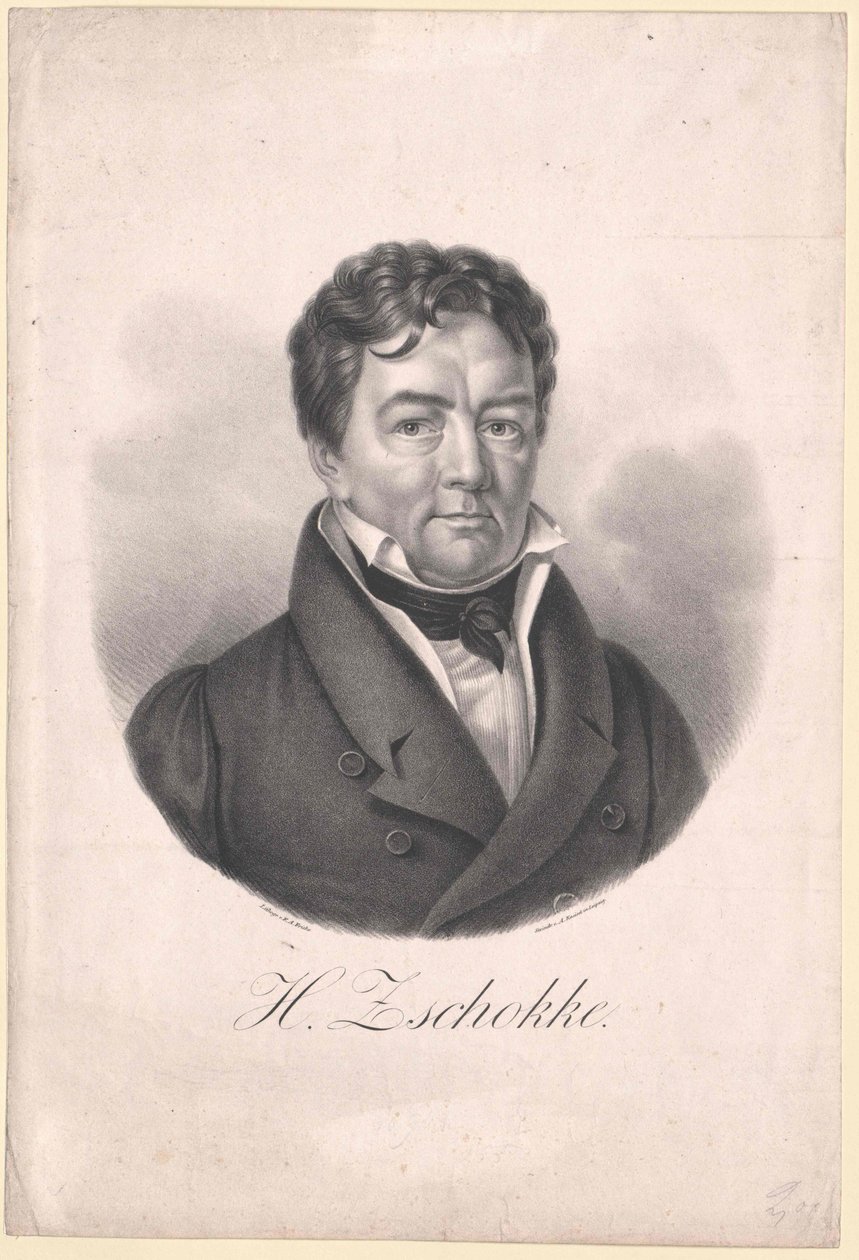 Heinrich Zschokke (tulosta) tekijältä Artist Unknown