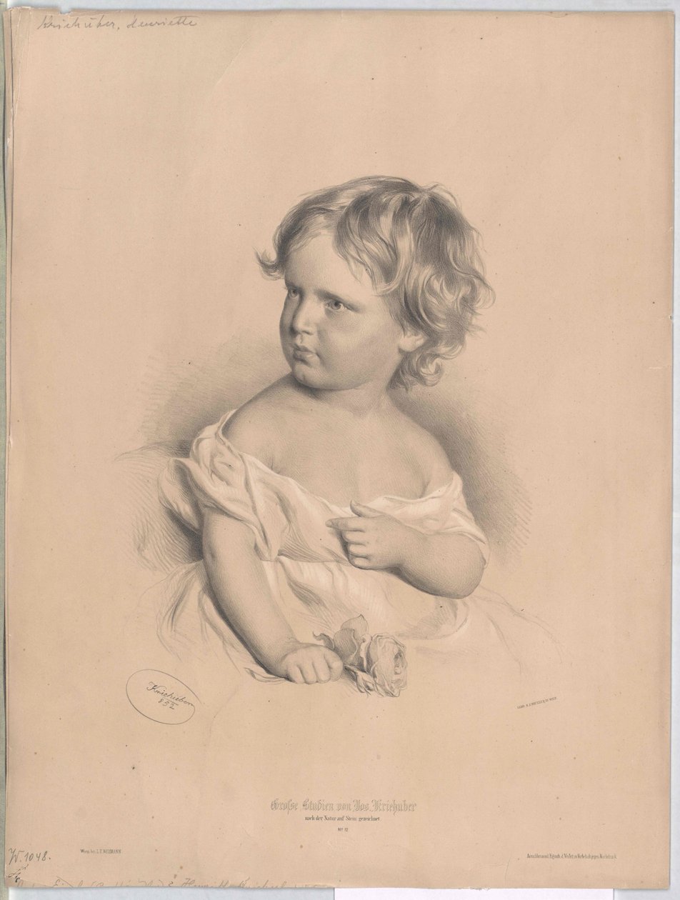 Henriette Kriehuber (tulosta) tekijältä Artist Unknown