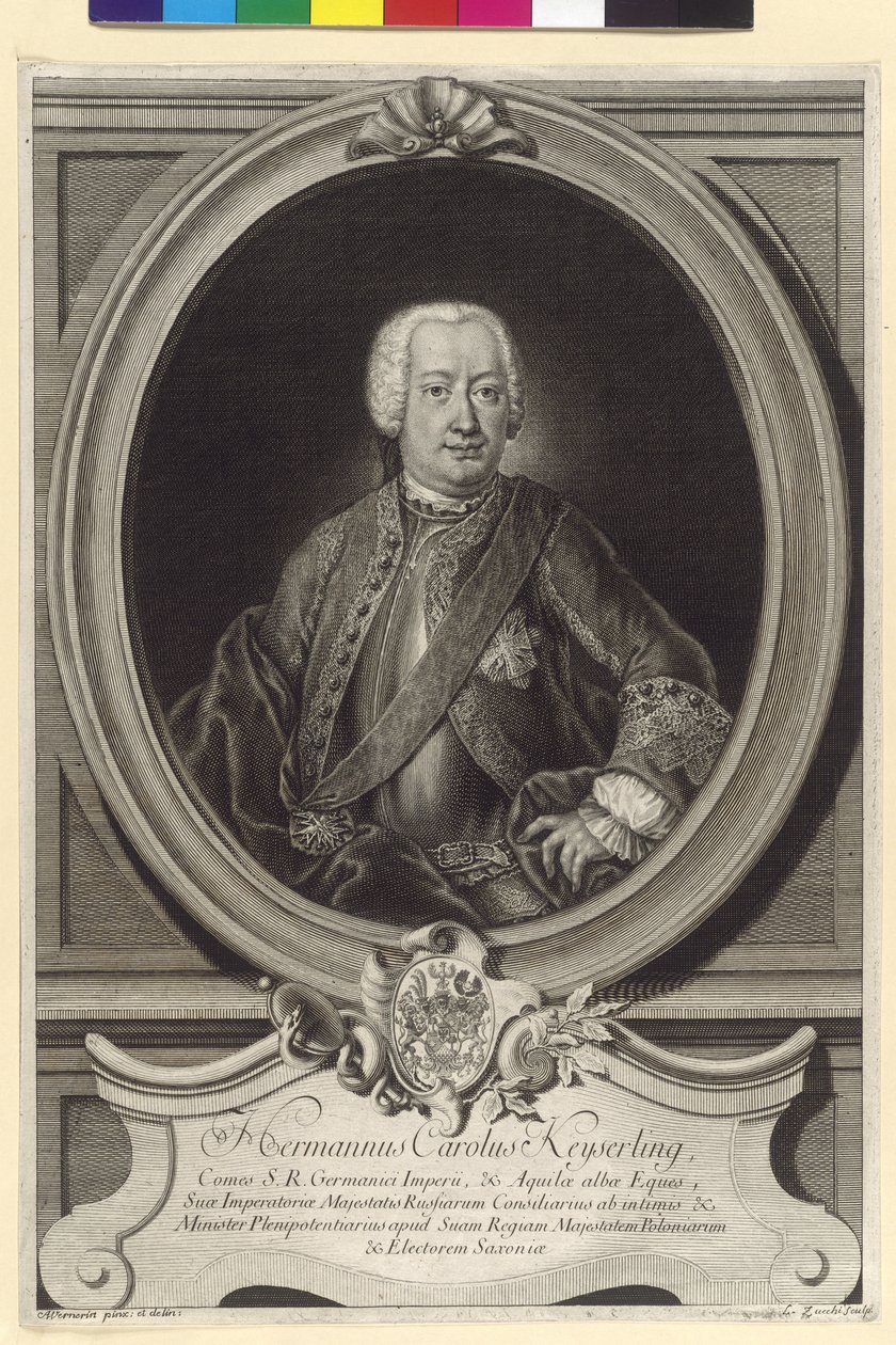 Hermann Karl kreivi Keyserlingk tekijältä Artist Unknown