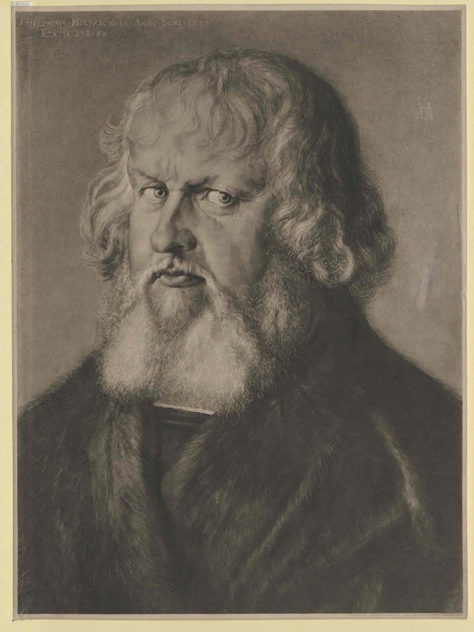 Hieronymus Holzschuher (painettu) tekijältä Artist Unknown