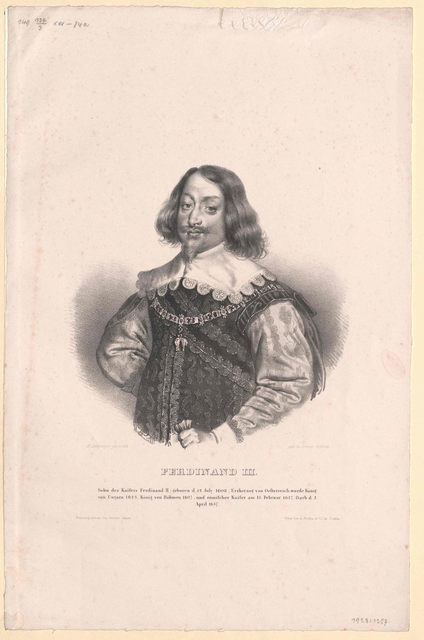 Pyhän Rooman keisari Ferdinand III tekijältä Artist Unknown
