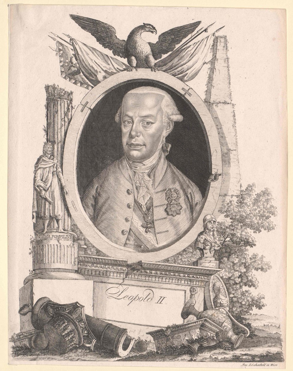 Pyhän saksalaisroomalaisen keisarin Leopold II tekijältä Artist Unknown