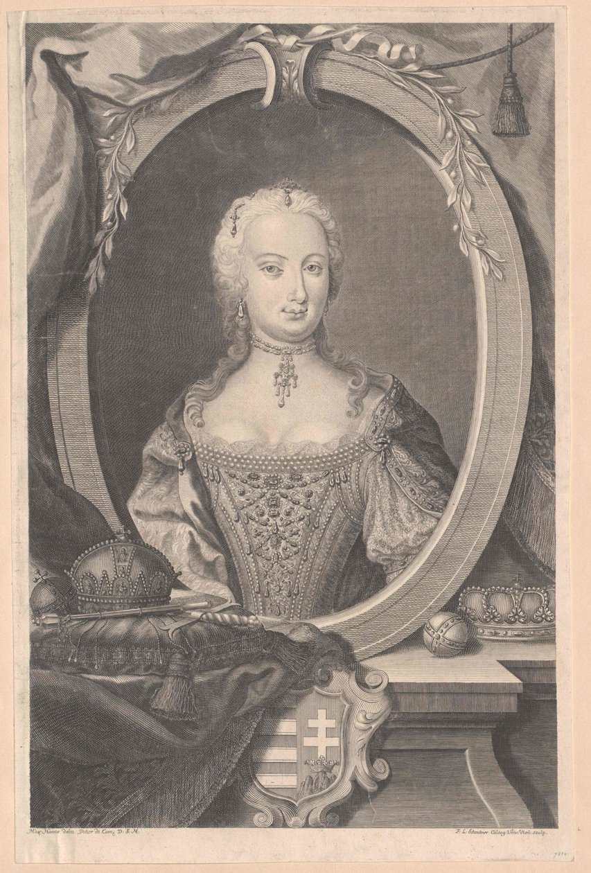 Pyhän Rooman keisarinna Maria Theresia tekijältä Artist Unknown