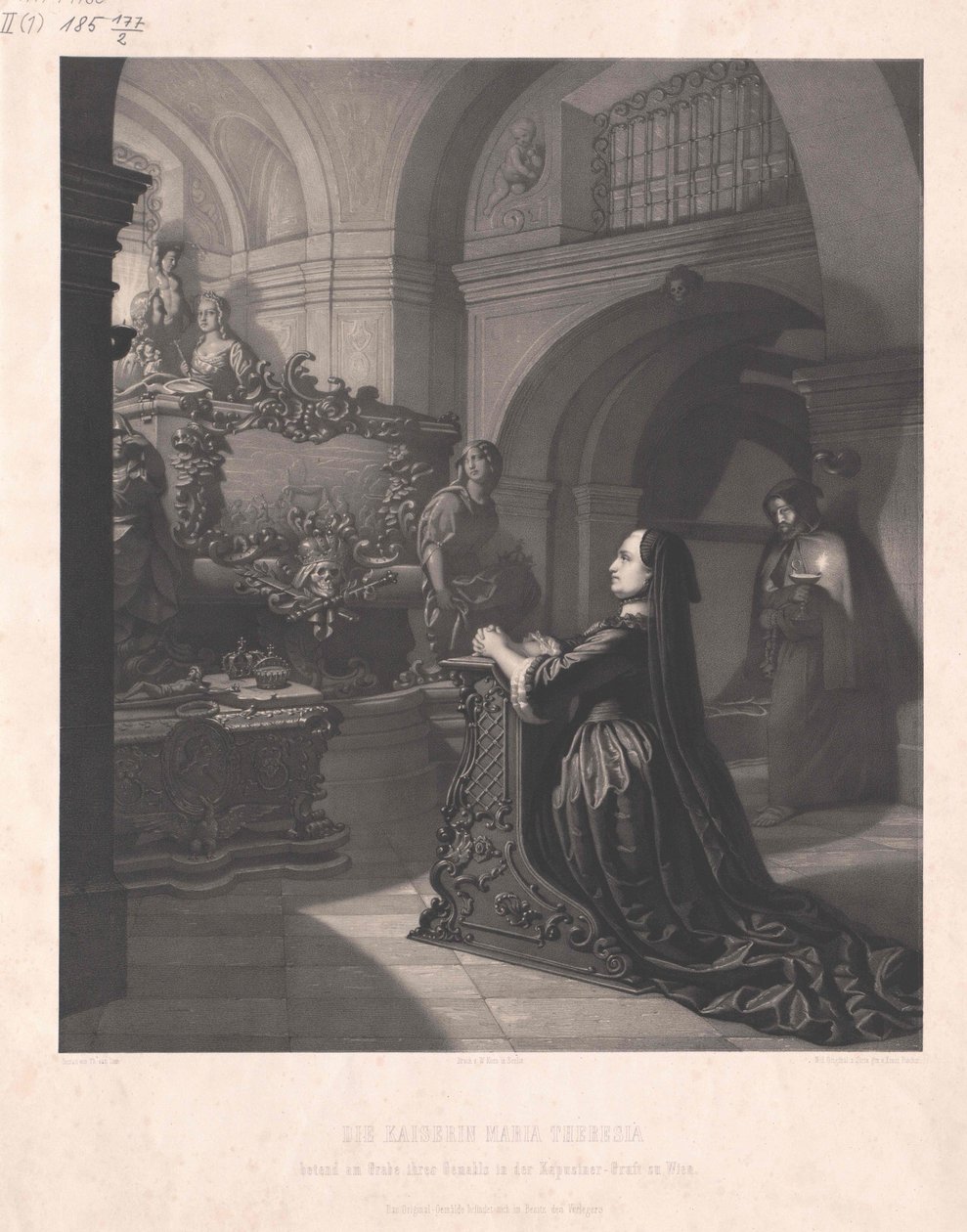 Pyhän Rooman keisarinna Maria Theresia tekijältä Artist Unknown