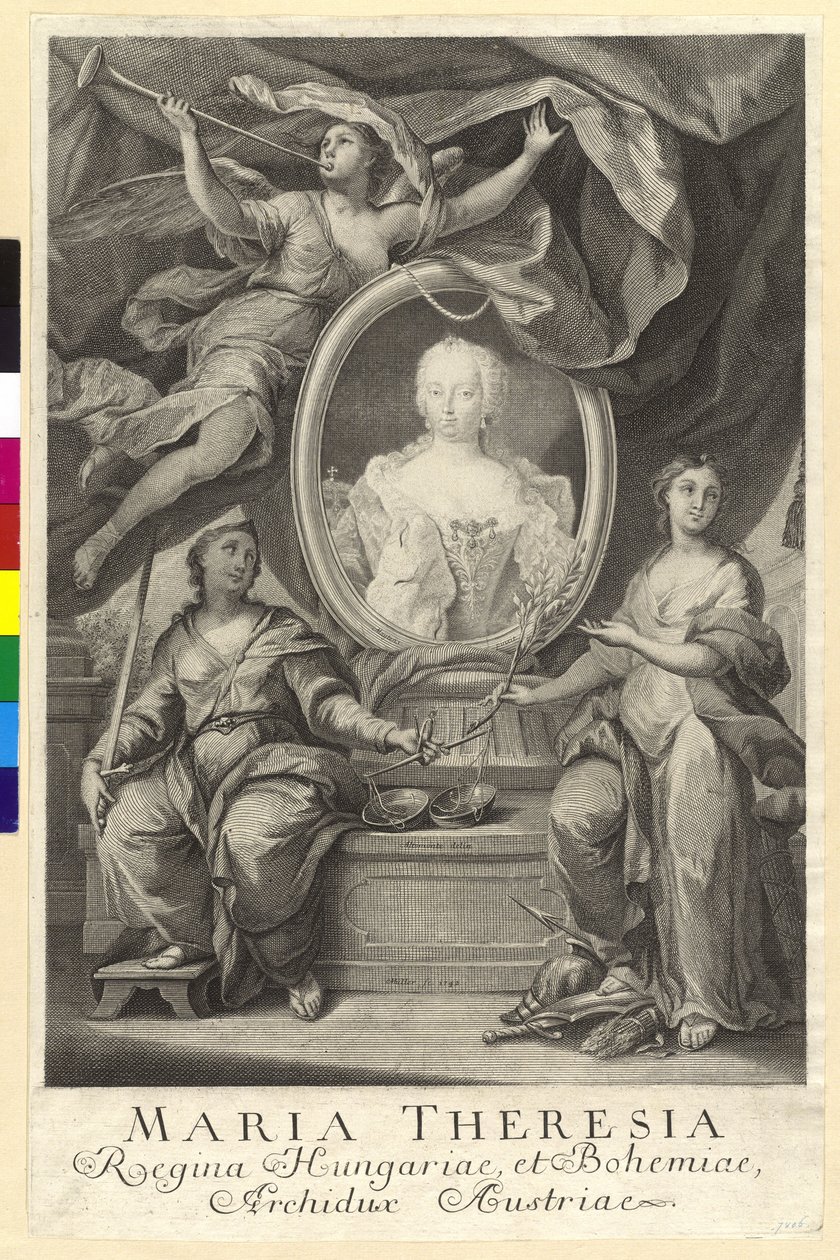 Pyhän Rooman keisarinna Maria Theresia tekijältä Artist Unknown