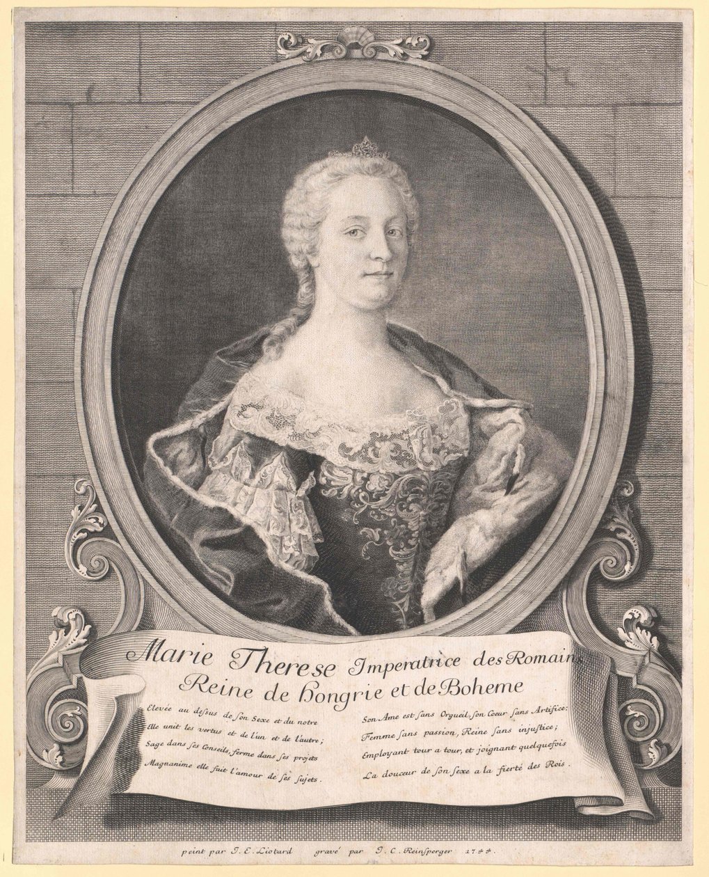 Pyhän Rooman keisarinna Maria Theresia tekijältä Artist Unknown