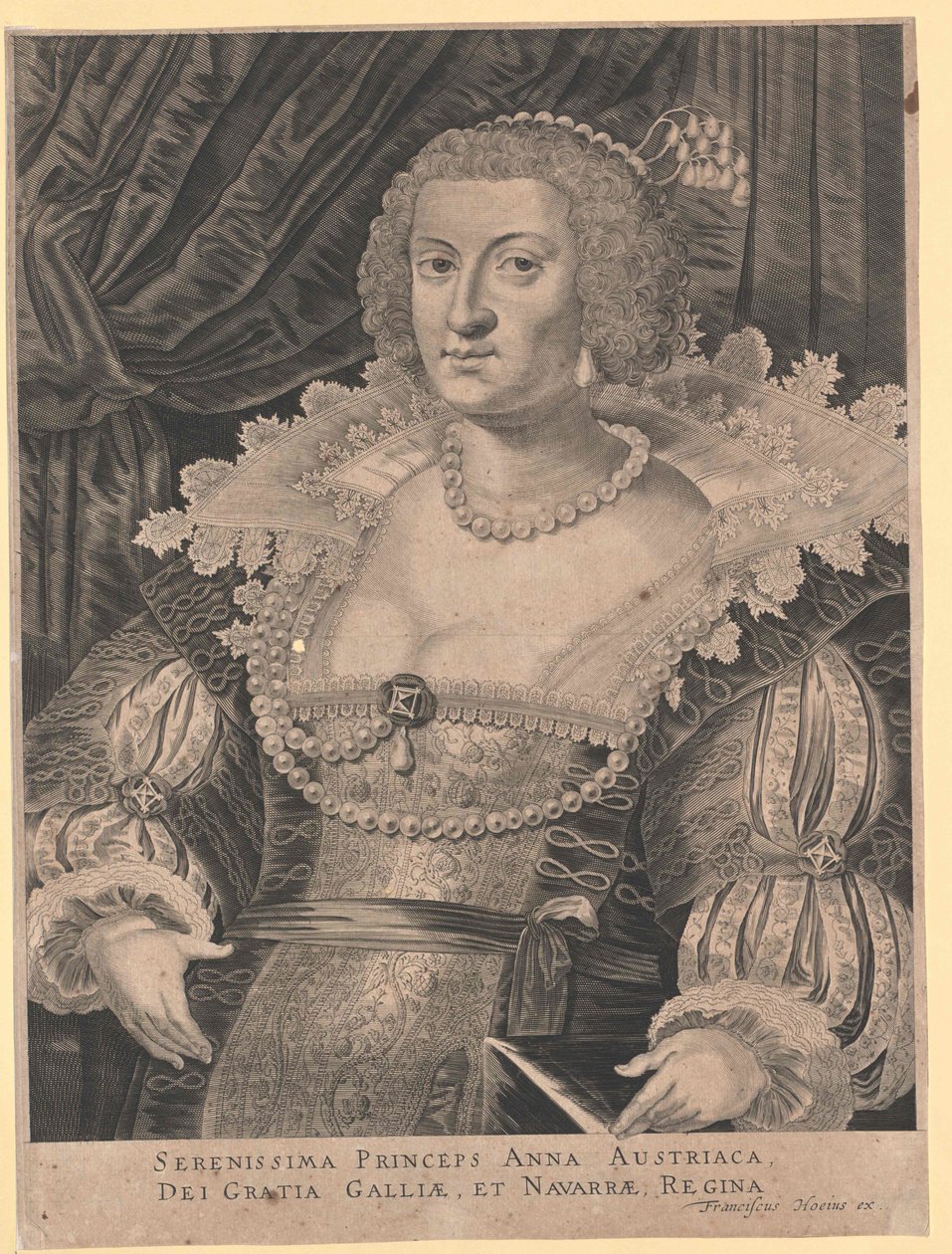 Espanjan infanta Anna tekijältä Artist Unknown