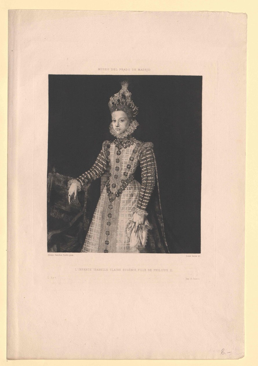 Espanjan infanta Isabella Clare Eugenia Isabella Clare Eugenia tekijältä Artist Unknown