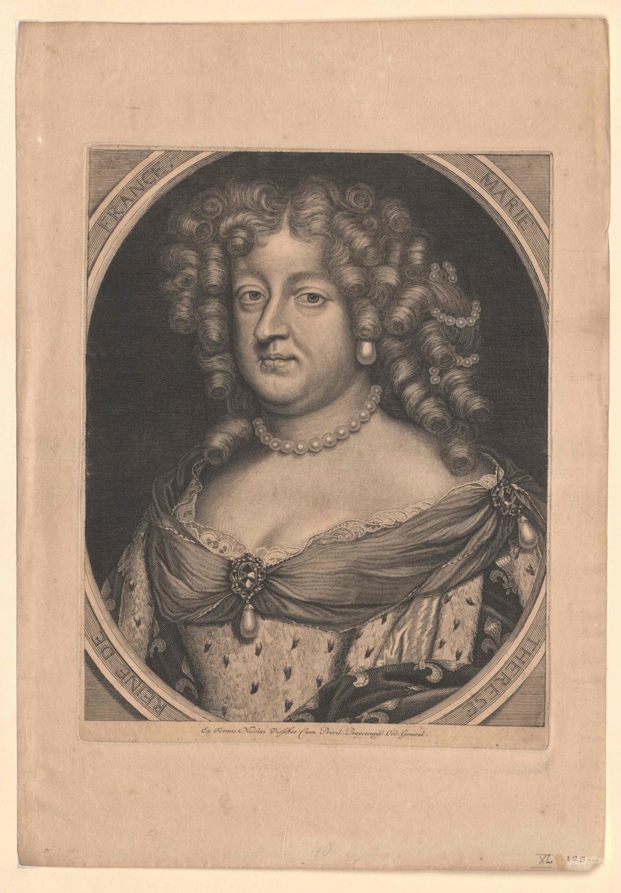 Espanjan infantta Maria Theresia (tulosta) tekijältä Artist Unknown