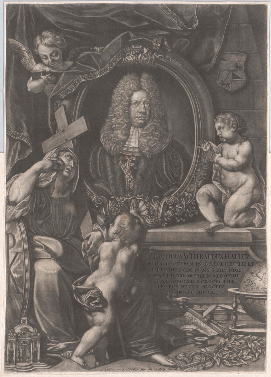 Jacob Wilibald Haller von Hallerstein (tuloste) tekijältä Artist Unknown