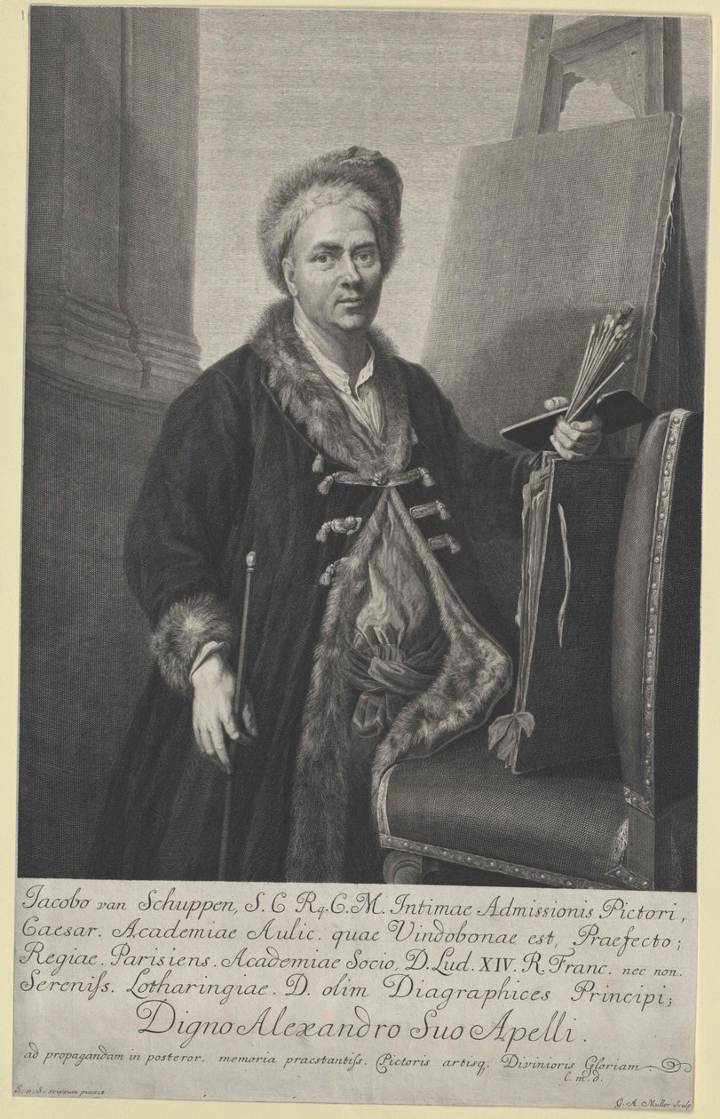 Jakob van Schuppen tekijältä Artist Unknown