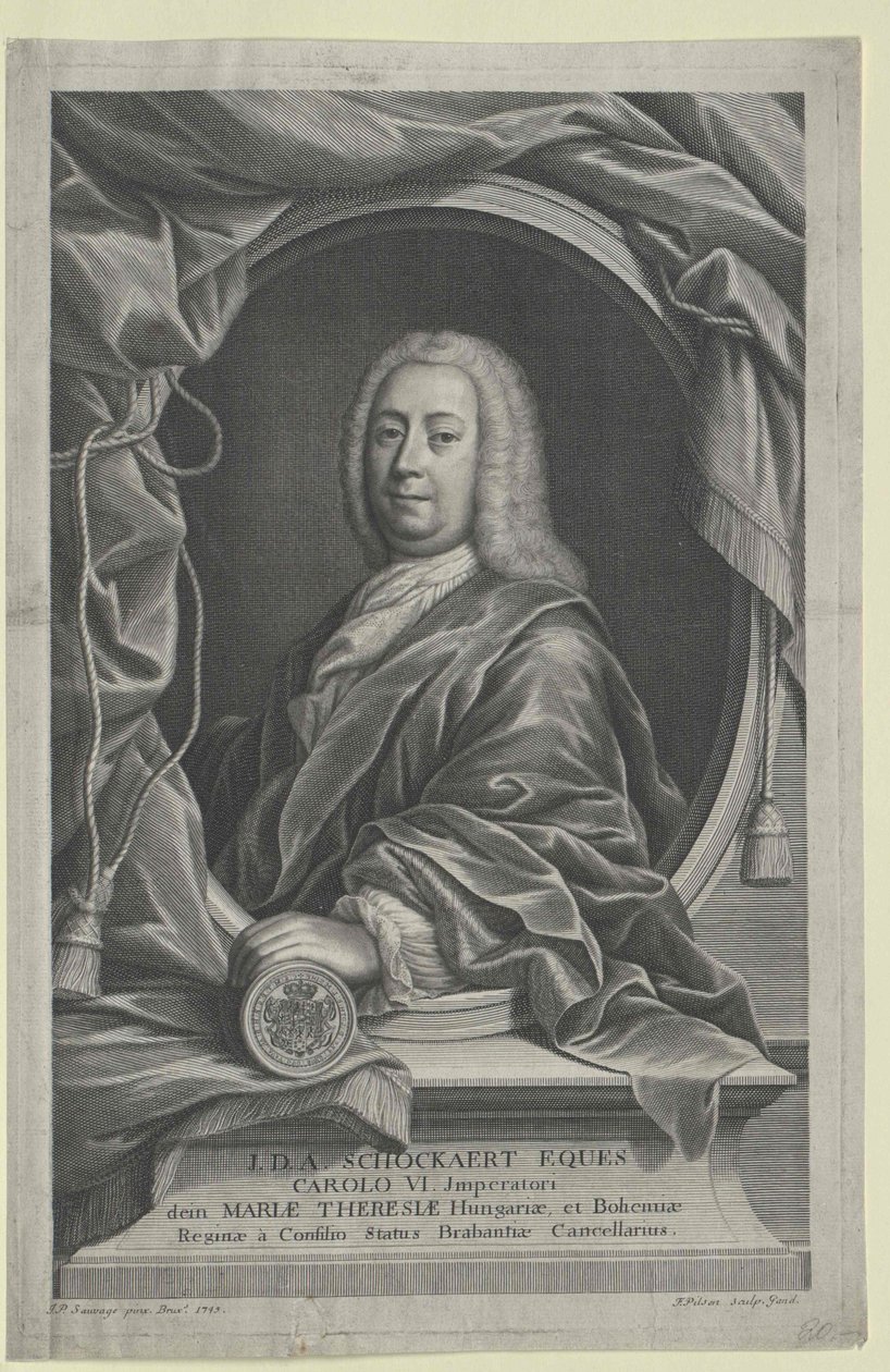 Jean Daniel Antoine Comte de Thirimont Scockart (tuloste) tekijältä Artist Unknown