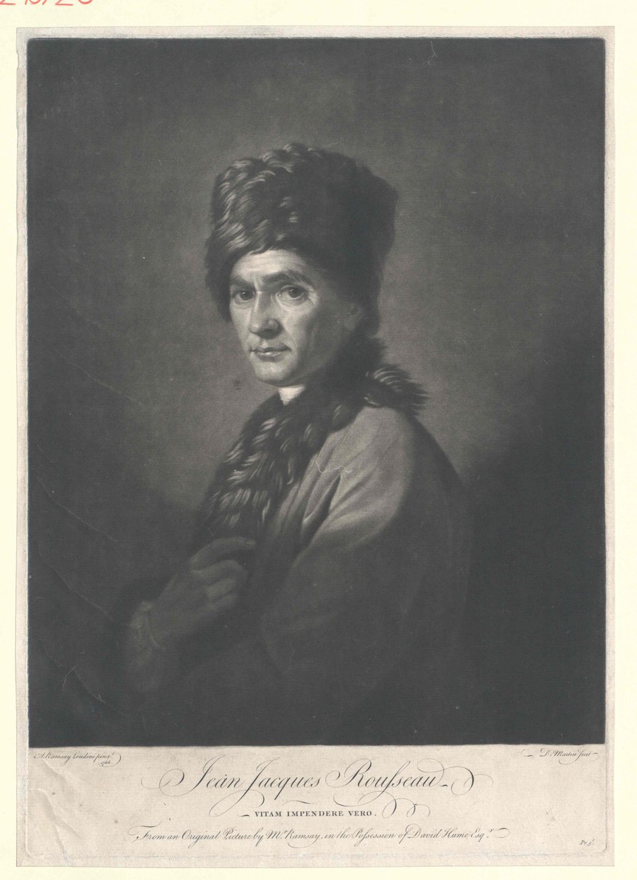 Jean Jacques Rousseau tekijältä Artist Unknown