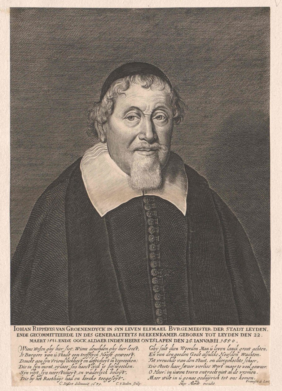 Johan Rippertsz van Groenendijck (painettu) tekijältä Artist Unknown