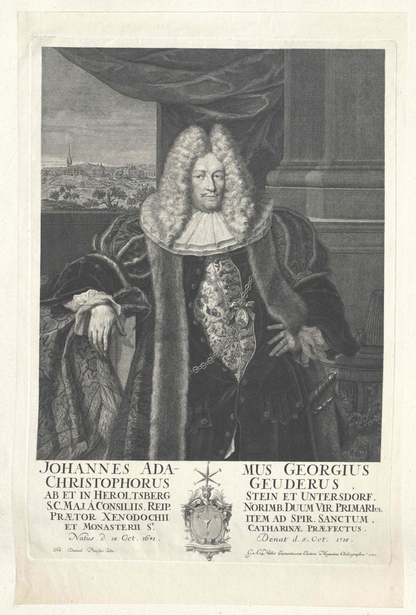 Johann Adam Georg Christoph Christoph Geuder von und zu Heroldsberg tekijältä Artist Unknown
