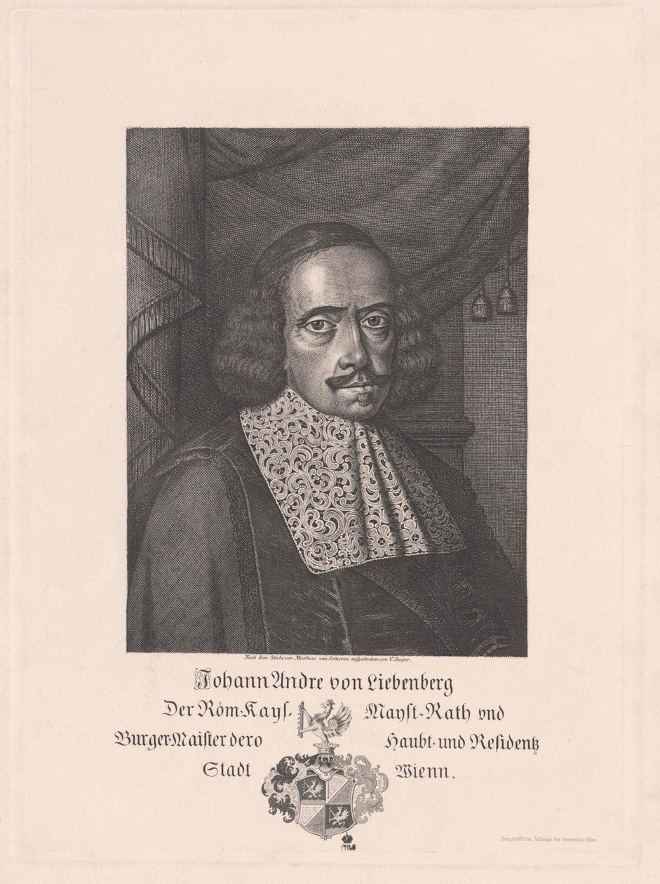 Johann Andreas von Liebenberg (tulosta) tekijältä Artist Unknown