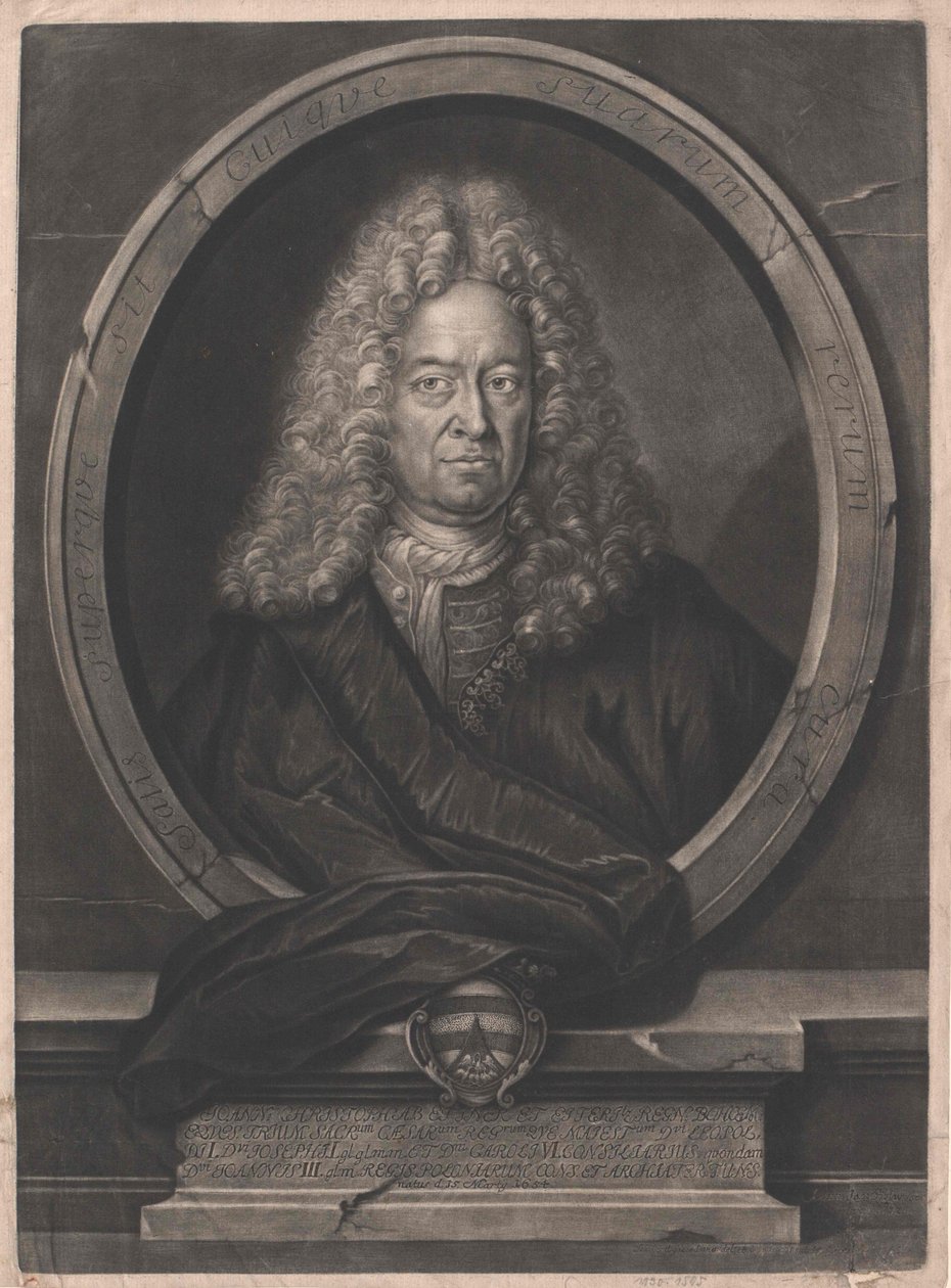 Johann Christoph von Ettner ja Eiteritz tekijältä Artist Unknown
