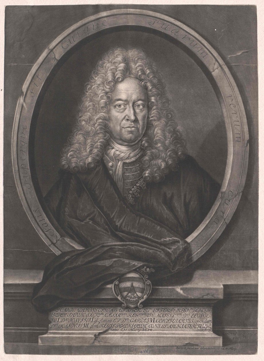 Johann Christoph von Ettner ja Eiteritz tekijältä Artist Unknown