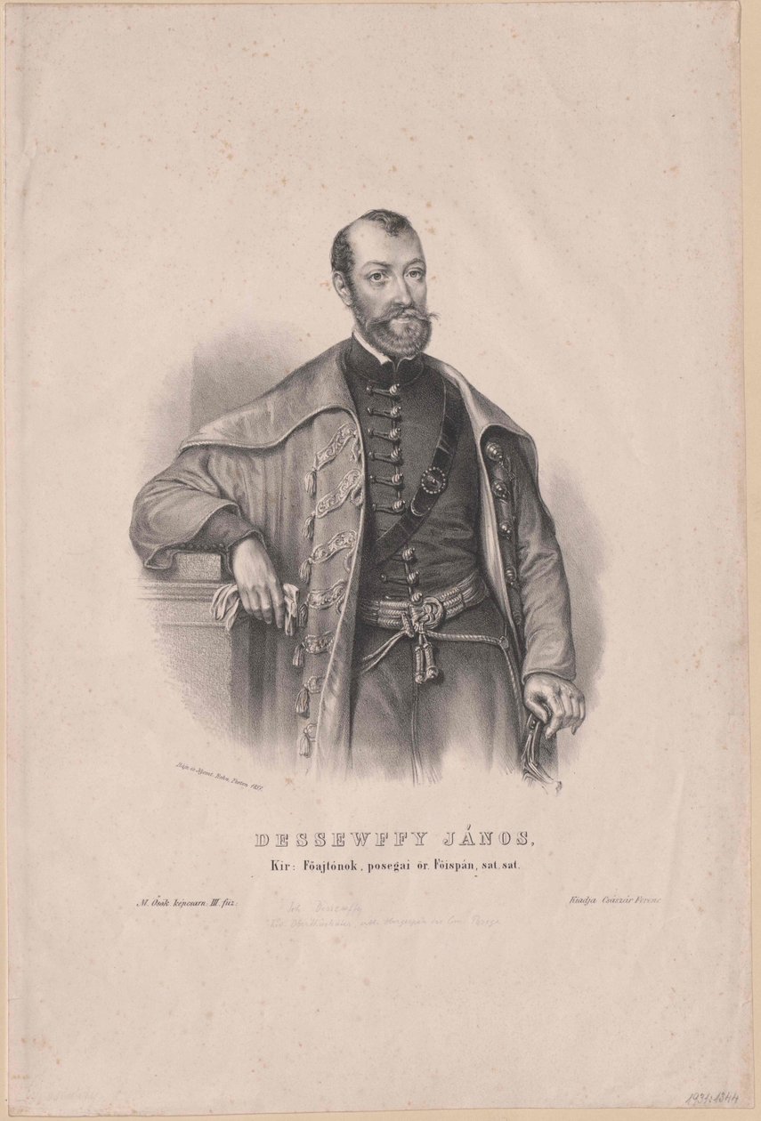 Johann Dessewffy-Csernek tekijältä Artist Unknown