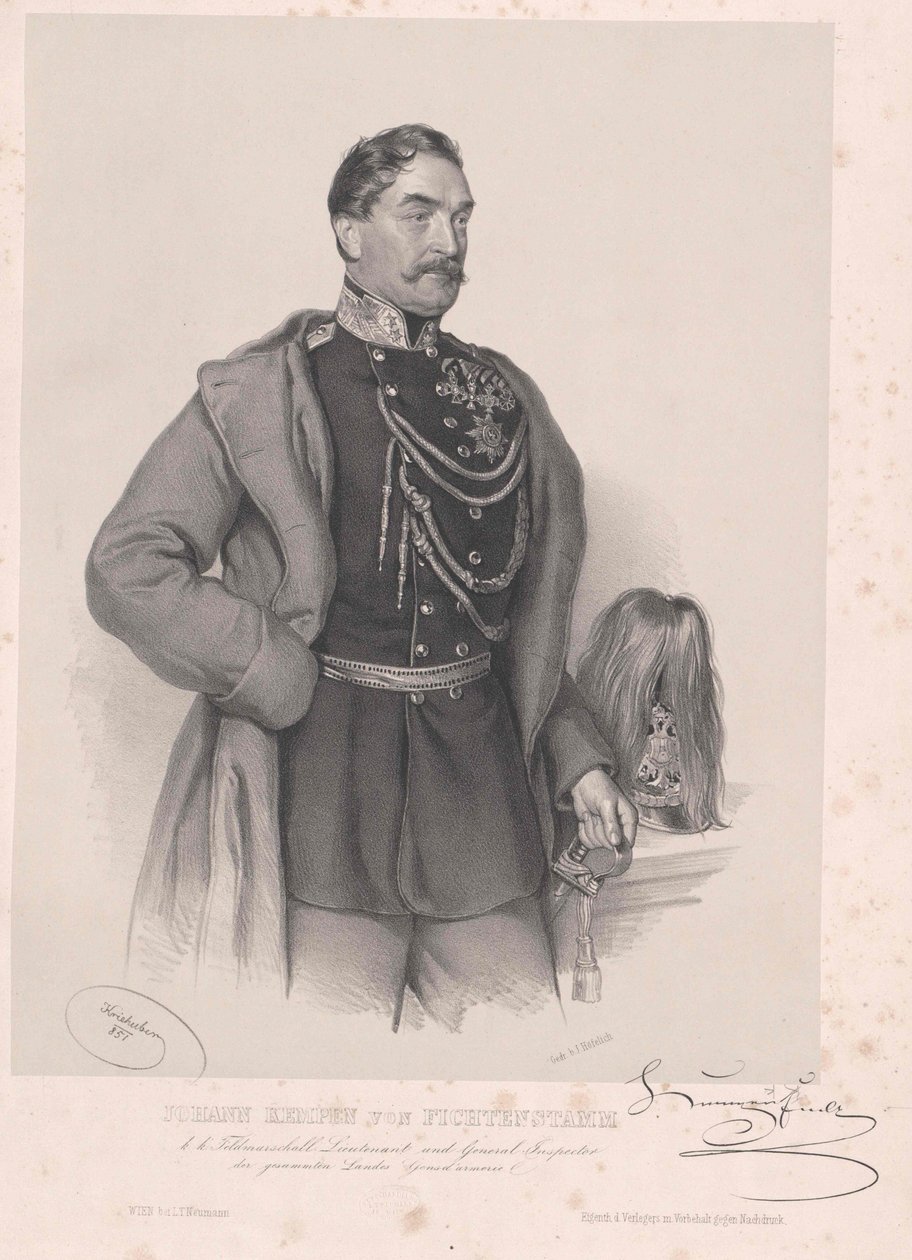 Johann Franz vapaaherra Kempen von Fichtenstamm tekijältä Artist Unknown
