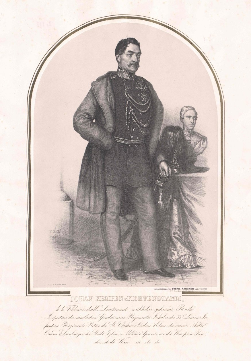 Johann Franz vapaaherra Kempen von Fichtenstamm tekijältä Artist Unknown