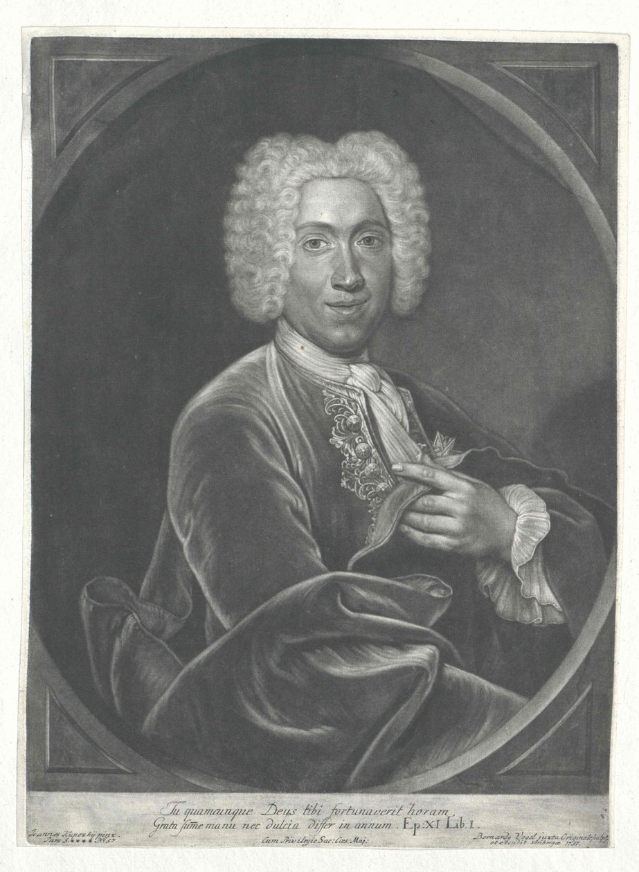 Johann Frederick vapaaherra Bachoff of lifelike tekijältä Artist Unknown